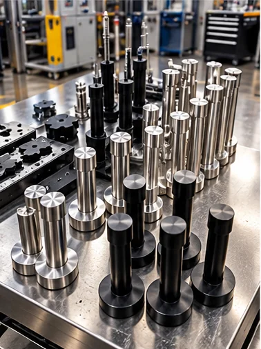 Precision machined metal components