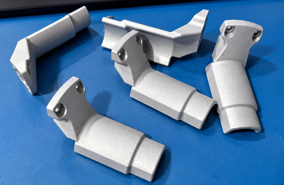 Metal 3D printed bracket prototypes